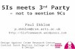 5Is meets 3 rd Party – not to mention 9Cs Paul Ekblom p.ekblom@csm.arts.ac.uk  Design Against Crime Research Centre Central.