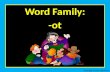 Word Family: -ot Copyright © 2011 Kelly Mott. Let’s practice the word family: -ot Copyright © 2011 Kelly Mott.