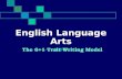 English Language Arts The 6+1 Trait Writing Model.