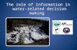 The role of information in water-related decision making.