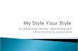 6 Leadership Styles; Identifying and Understanding Leadership.