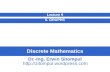Discrete Mathematics 6. GRAPHS Lecture 9 Dr.-Ing. Erwin Sitompul .