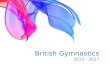 British Gymnastics 2013 - 2017. 2012 – 2017 Strategic Plan Vision for Gymnastics in 2017 That the gymnastics club is a hub of the local community That.