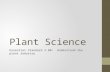 Plant Science Essential Standard 3.00: Understand the plant industry.