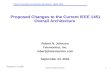 Smart Transducer Interface Standard - IEEE 1451 September 24, 2002Sensors Expo, Boston1 Proposed Changes to the Current IEEE 1451 Overall Architecture.