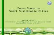 International Telecommunication Union Committed to connecting the world Focus Group on Smart Sustainable Cities Daniela Torres Coordinator, Working Group.