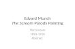 Edvard Munch The Scream Parody Painting The Scream 1893-1910 Abstract.