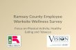 Ramsey County Employee Worksite Wellness Survey Focus on Physical Activity, Healthy Eating and Tobacco.