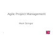 1 Agile Project Management Mark Stringer. 2 3 Introductions Who am I? Who are you?