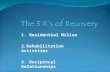 1. Residential Milieu 2. Rehabilitation Activities 3. Reciprocal Relationships.