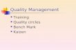 Quality Management Training Quality circles Bench Mark Kaizen.