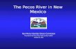 The Pecos River in New Mexico New Mexico Interstate Stream Commission Presented to the Pecos River Water Quality Coalition October 21, 2011.