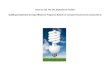 How to Use The CFL Experience Toolkit Building Residential Energy Efficiency Programs Based on Compact Fluorescent Lamps (CFLs)