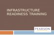 INFRASTRUCTURE READINESS TRAINING. PearsonAccess Training Center  All administrative actions required for the Infrastructure Trial will be carried out.