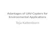 Adantages of UAV-Copters for Environmental Applications Teja Kattenborn.