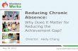 Www.attendanceworks.org Reducing Chronic Absence: Why Does It Matter for Reducing the Achievement Gap? May 28, 2013 Director: Hedy Chang.