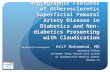 Angiographic Features of Atherosclerotic Superficial Femoral Artery Disease in Diabetics and Non-diabetics Presenting with Claudication Atif Mohammad,
