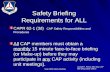 Joseph R. Perea, MD, Maj, CAP NM Wing Safety Officer Sept 2008 Safety Briefing Safety Briefing Requirements for ALL CAPR 62-1 (3d) CAP Safety Responsibilities.