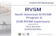 CNS/ATM Workshop Reykjavik 2003 CNS/ATM Workshop RVSM North American D-RVSM Program & EUR RVSM experience presented by Chris Bouman EUROCONTROL.