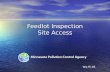 Feedlot Inspection Site Access Wq-f5-03. General Site Access ID Card – site access language on back* ID Card – site access language on back* MPCA policy.