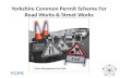 YCPS Yorkshire Common Permit Scheme For Road Works & Street Works.