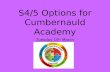 S4/5 Options for Cumbernauld Academy Tuesday 18 th March.