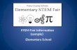 STEM Fair Information (sample) Elementary School