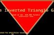 The Inverted Triangle Game based on the $10,000 Pyramid television show created for ePortfolio training ‘07 1.