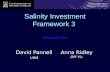 School of Agricultural & Resource Economics Salinity Investment Framework 3  David Pannell UWA Anna Ridley DPI Vic.
