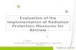 Evaluation of the Implementation of Radiation Protection Measures for Aircrew A. Poffijn Dienst Toezicht op het grondgebied en natuurlijke straling.
