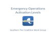 Emergency Operations Activation Levels Southern Tier Coalition Work Group.