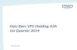 Oslo Børs VPS Holding ASA 1st Quarter 2014 30 April 2014.