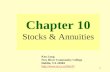 1 Chapter 10 Stocks & Annuities Ken Long New River Community College Dublin, VA 24084  .
