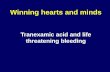 Winning hearts and minds Tranexamic acid and life threatening bleeding.
