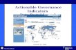 The World Bank PREM Public Sector Governance Actionable Governance Indicators Data Portal Launch October 22, 2009.
