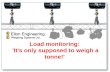 Load monitoring: 'It's only supposed to weigh a tonne!'