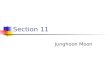 Section 11 Junghoon Moon. Contents Multiple Regression One-way Anova Two-way Anova.