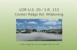 LOR-U.S. 20 / S.R. 113 Center Ridge Rd. Widening Center Ridge Rd. at Avon Belden Rd. (S.R. 83)