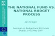 © OECD A joint initiative of the OECD and the European Union, principally financed by the EU Jan Gregor THE NATIONAL FUND VS. NATIONAL BUDGET PROCESS Seminar.