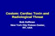 Cesium: Cardiac Toxin and Radiological Threat Bob Hoffman New York City Poison Center, NY, USA.