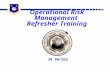 Operational Risk Management Refresher Training 30 SW/SEG.
