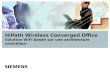 HiPath Wireless Converged Office Solution WiFi basée sur une architecture contrôleur.