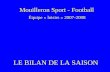 Mouilleron Sport - Football Équipe « loisirs » 2007-2008 LE BILAN DE LA SAISON.