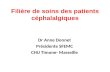 Filière de soins des patients céphalalgiques Dr Anne Donnet Présidente SFEMC CHU Timone- Marseille.
