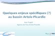 Quelques enjeux spécifiques (?) au bassin Artois-Picardie Jean Prygiel Agence de lEau Artois-Picardie.