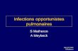 1DU IST 2005 S Matheron Infections opportunistes pulmonaires S Matheron A Meybeck.