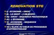 Rénovation STG - Présentation janvier 2004 RENOVATION STG I) - ECONOMIE – DROIT II) - LE DROIT – 3 OBJECIFS III) - DROIT - SEQUENCE PEDAGOGIQUE IV) - LÉCONOMIE.