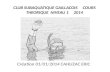 CLUB SUBAQUATIQUE GAILLACOIS COURS THEORIQUE NIVEAU 1 2014 Création 01/01/2014 CAHUZAC ERIC.