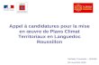 Appel à candidatures pour la mise en œuvre de Plans Climat Territoriaux en Languedoc Roussillon Nathalie Trousselet – ADEME 05 novembre 2009.