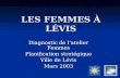LES FEMMES À LÉVIS Diagnostic de latelier Femmes Planification stratégique Ville de Lévis Mars 2003.